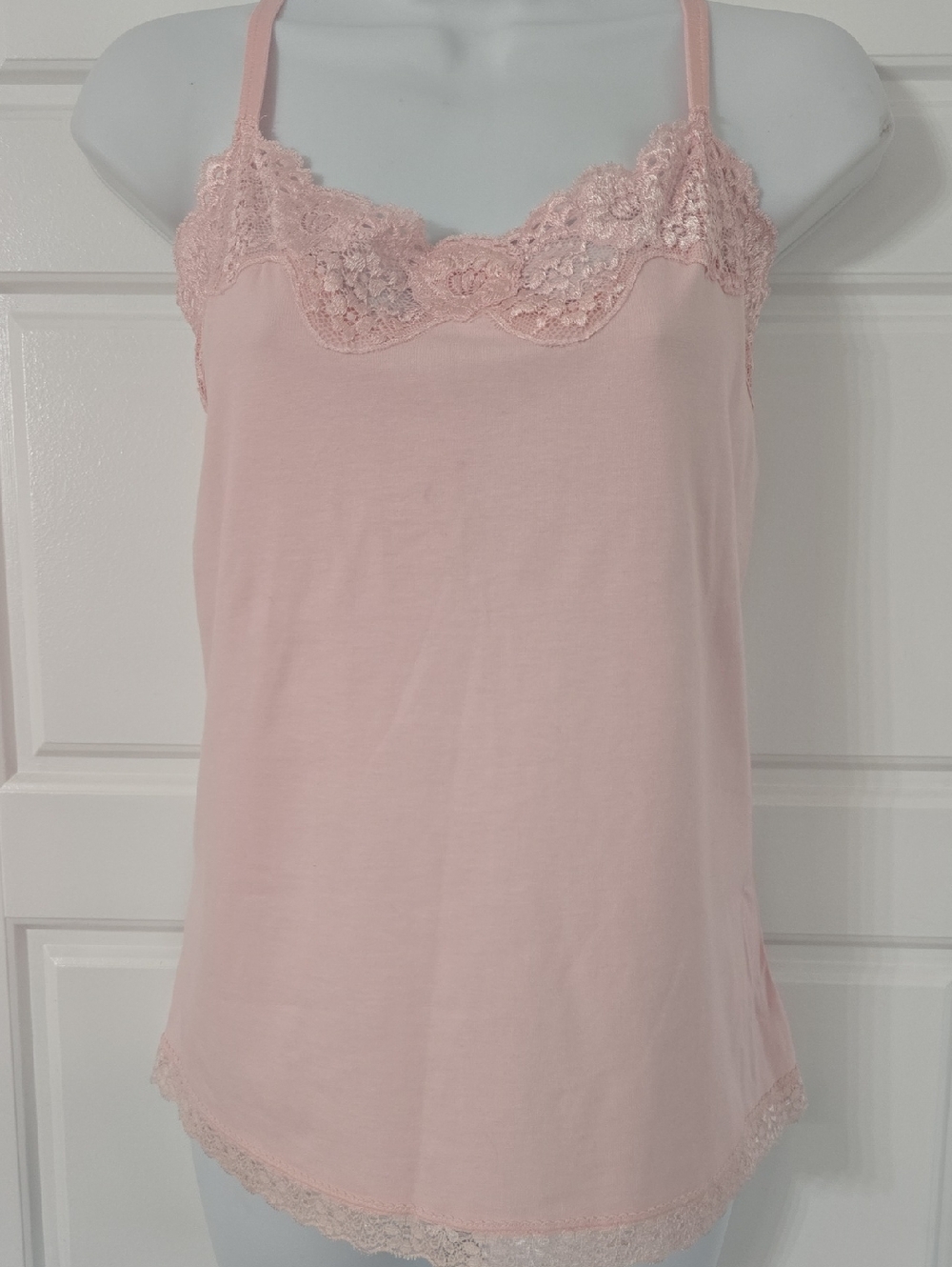 Vintage Avenue Stretch Light Pink Top SIZE 14/16